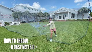 HOW TO THROW A CAST NET | Building blocks for larger nets!
