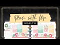 My Donut Goals Planner Challenge Theme :: Plan with Me Classic Happy Planner Fitness Health Layout