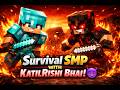 Playing Minecraft Survival with @kaaatillrishii  | Minecraft Live Stream