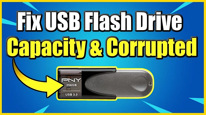 How to Restore USB Flash Drive to FULL Capacity (Fix Corrupted USB Drive)