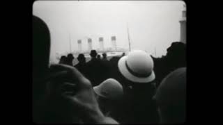 (Extremely Rare) Footage of RMS Olympic arriving in Jarrow for Scrapping, 1935