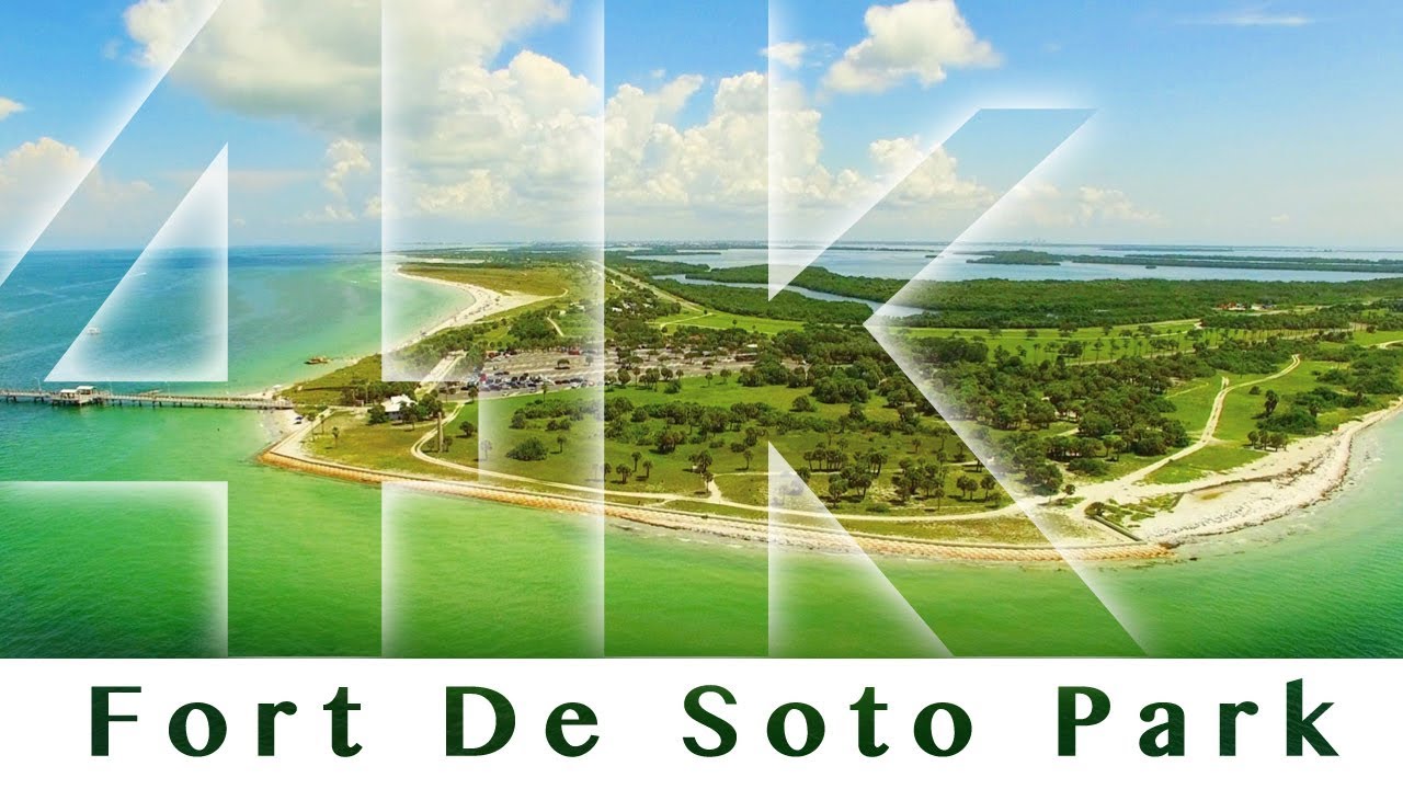 The Most Beautiful Aerial View of Fort De Soto Park Pinellas County