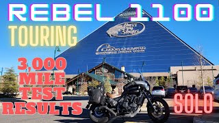Rebel 1100 Touring Adventure: 3,000 mile solo test results