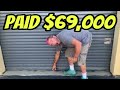 $69,000 in RENT PAID for $100 unclaimed abandoned storage unit WHAT'S INSIDE ? found treasure !!!