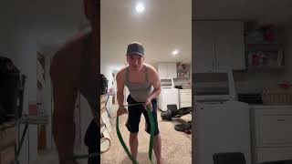 Hip abductions with the workout resistance bands