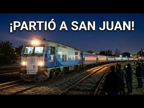 PARTIÓ el Tren Solidario 63 a SAN JUAN desde Buenos Aires!