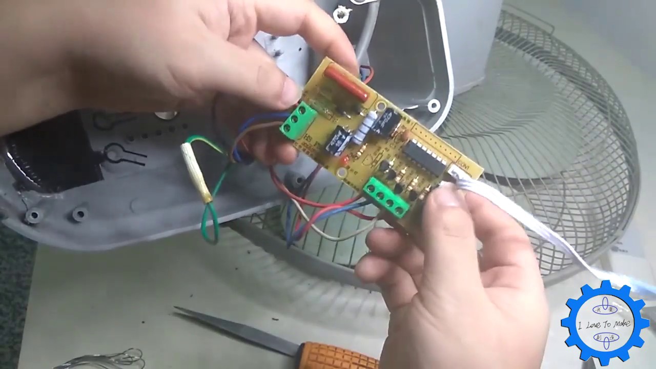 How to oil the fan motor bearing Only one move to make the fan full of