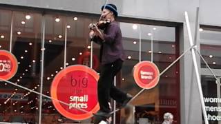 Amazing Tightrope Musician