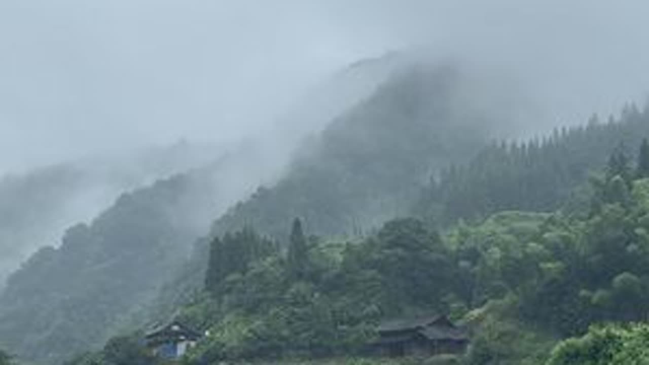 本打算南下广东挣钱，谁料湖南大雨发生塌方，打工的事只能推迟 #我的乡野山居生活 #改造小院 #户外探险