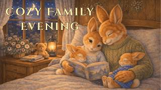 A Cozy Family Evening in The Quiet Forest | Cozy Storybook Music