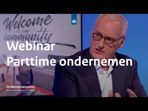 Webinar: Parttime ondernemen