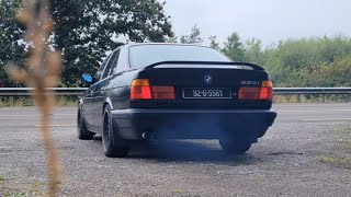 E34 525i M57 swapped 320HP 730NM Straight Pipe!!!