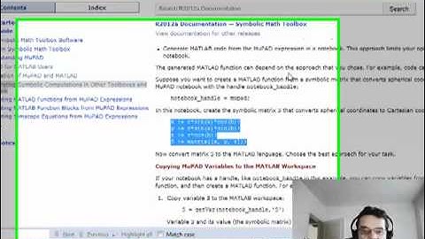 How to go from a research paper model to Matlab symbolc math MUPAD to M script source code.mp4