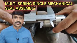 Multi Spring Single Mechanical Seal Calculation Tamil