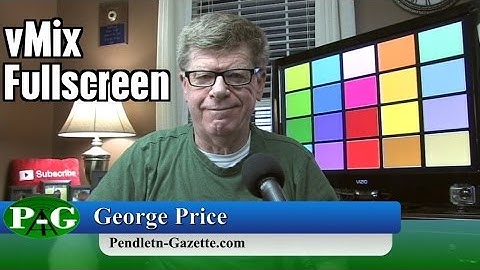 vMix Fullscreen Howto