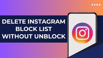 How To Delete Instagram Block List Without Unblock