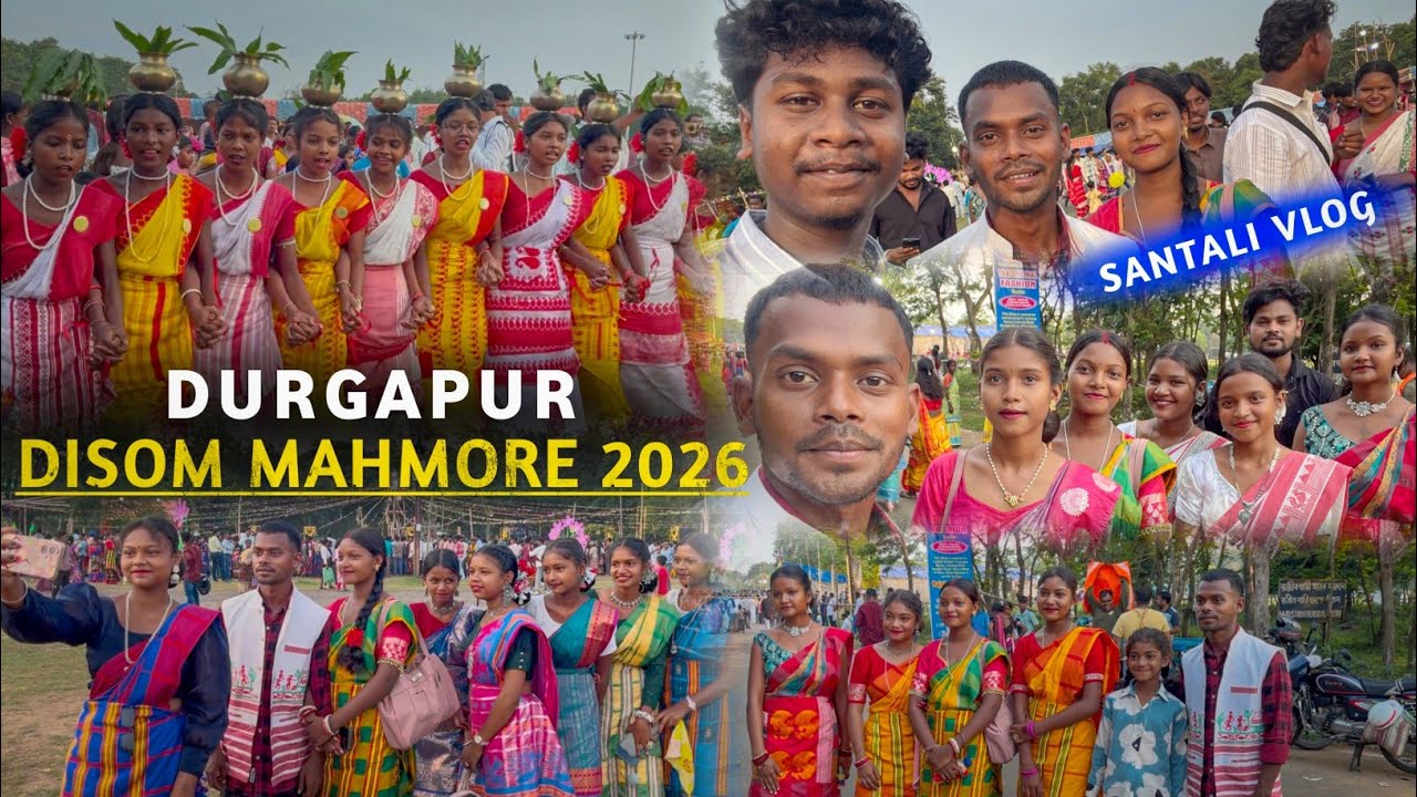 Durgapur Disom Mahmore 2026 | Santali Vlog | Bikash Murmu Official ...
