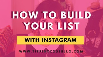 How to Build Your Email List from Instagram with MailChimp Landing Pages, Automations, and Linktree