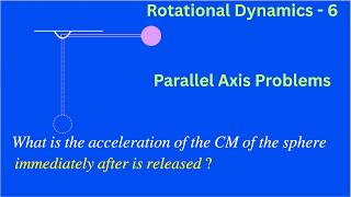 Problems using the Parallel Axis Theorem