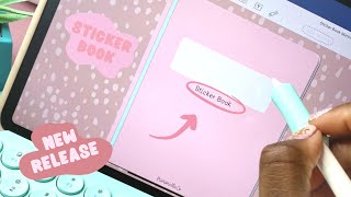 New Release Sticker book | Download Tutorial Flip through and Daily Plan with me MLK | Mimimellieco