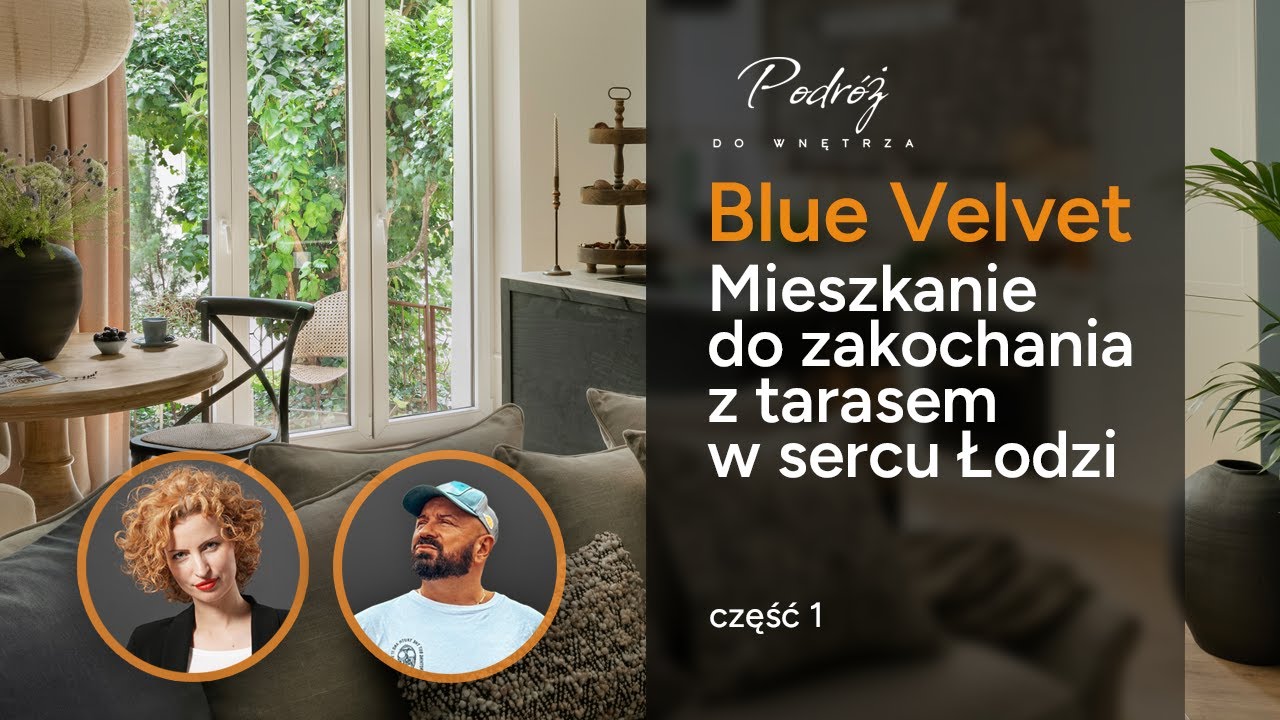 Skąpane w błękitach mieszkanie w kamienicy – Blue Velvet, cz. 1 | Podróż do Wnętrza