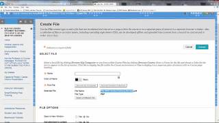 Adding Content to a Folder in Blackboard