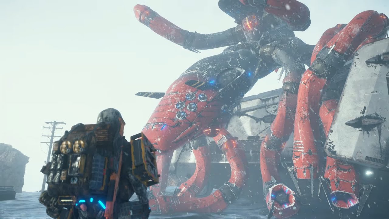 Giant Octopus Mech (Second Encounter) | Death Stranding 2: On the Beach
