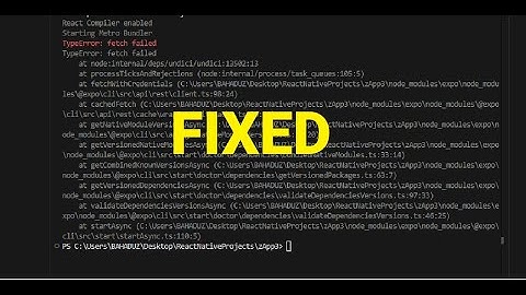 fetch failed expo |how to fix fetch failed reactnative | error fetch failed expo | create .env file