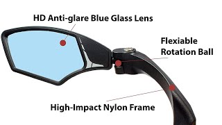 Hafny Rear View Mirror for ebike.