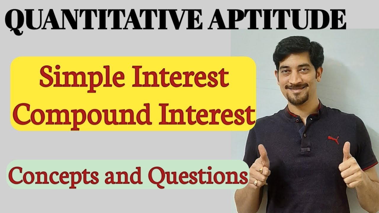 Time value of money-1 | Simple interest | CA-Foundation | Quantitative ...