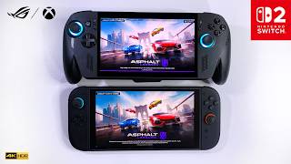 Famous Nintendo Switch 2 vs. Asus ROG XBOX Ally X on Asphalt Legends Net Worth