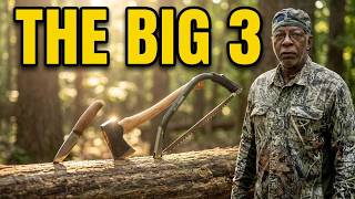 ULTIMATE BUSHCRAFT TRIO - AXE, SAW, KNIFE