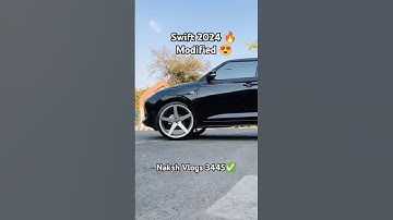 new Swift 2024 😍🔥✅ #swift2024 #swift #marutisuzukiswift #blackswift #20"alloy #trending
