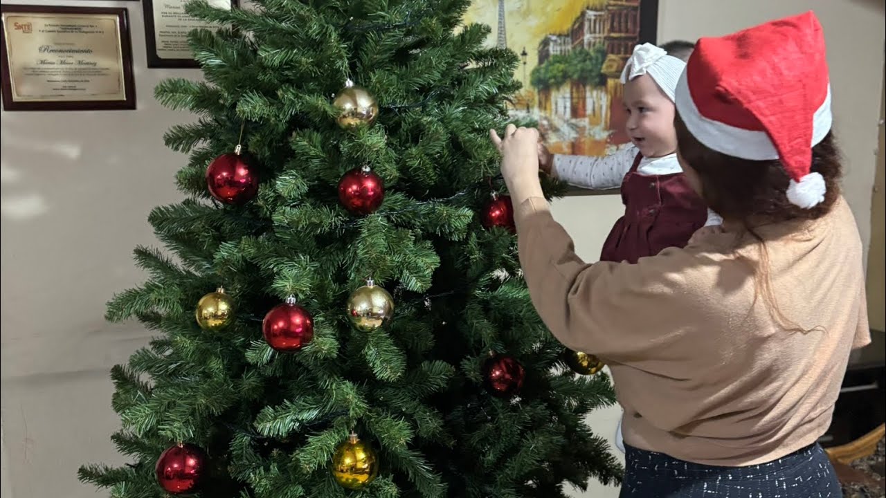 Poniendo arbolito 2025 🎄
