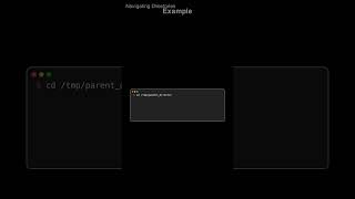 Navigating directories