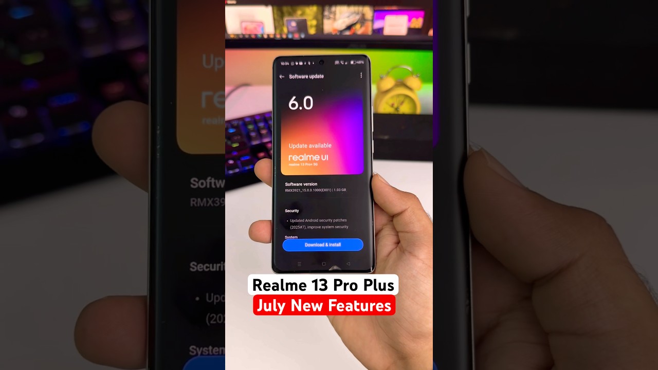 Realme 13 Pro Plus July Update New Features