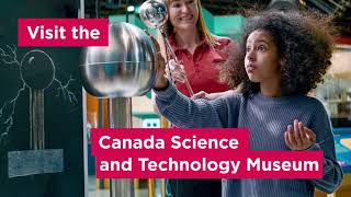 Feel like unleashing their energy?
Unleash your kids’ energy at the Canada Science and Technology Museum, where learning about sources of energy is just the beginning! Visit our interactive summer exhibition, Our Climate Quest: Small Steps to Big Change, and see how your family can make a positive impact on the Earth through sustainable choices. Watch science in action on our daily demo stage, take a tumble through our Crazy Kitchen, or “drive” one of our famous locomotives. Whatever you’re feeling, we’ve got you on the right track at the Canada Science and Technology Museum!
Visit the Canada Science and Technology Museum!
Tickets: https://ingeniumcanada.org/scitech/tickets Feel like unleashing their energy?