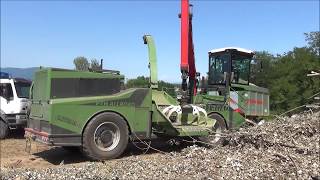 PTH 1400/820 ALL ROAD Pezzolato self-propelled drum wood chipper powered by SCANIA 550 Hp engine