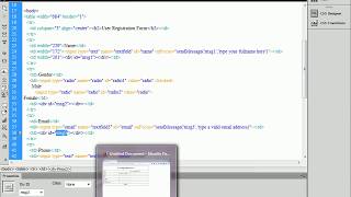 Html form design javascript validation using basic tutorial f...