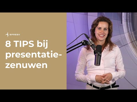 Zo ga je om met zenuwen voor een presentatie! | 8 TIPS | Spreek.nl