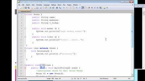 PBO dengan Java (Pewarisan).wmv
