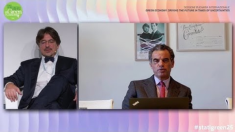 Nino Tronchetti Provera at Stati Generali della Green Economy