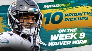 Top 10 Waiver Wire Pickups for Week 9 (2021 Fantasy Football)