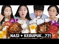 KATANYA ANEH, TAPI DIMAKAN TERUS!!!😂 KELUARGA KOREA PERTAMA KALI COBAIN MAKANAN INDONESIA🇮🇩