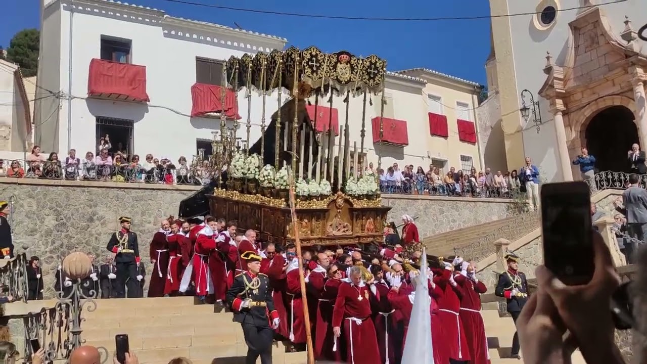 Salida Virgen de los Dolores. Cofradía de la Humildad. Viernes Santo Archidona 2023