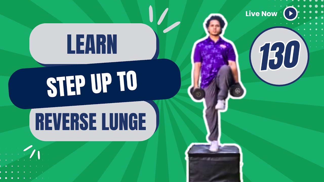 STEP UP TO REVERSE LUNGE | APT | LOWER BODY STRENTGH/ REHAB - YouTube