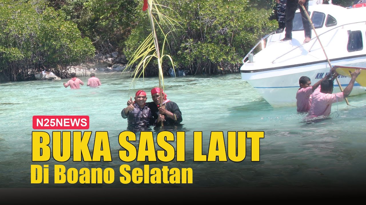 DANLANTAMAL IX AMBON HADIRI BUKA SASI LAUT BERSAMA MASYARAKAT BOANO