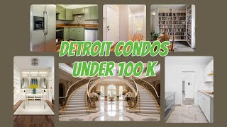 Under 100k Condos in Detroit MI. Condo tour / vlog condo shopping