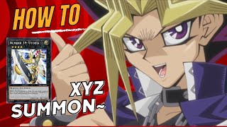 Basic Introduction To Xyz Monsters And How To Exceed Summonxyz Summon In Yugi-Oh.