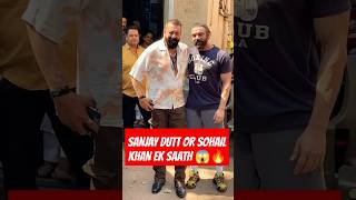 SANJAY DUTT &amp; SOHAIL KHAN THE BHOOTNI PERMOTIONS #shorts
